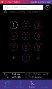 gost app dialpad screen