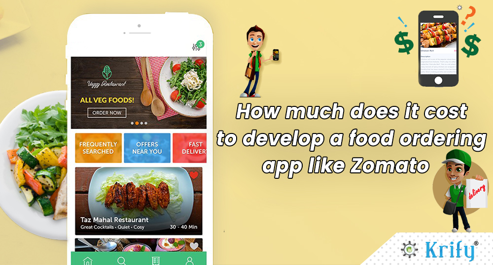 how much cost for food ordering app development