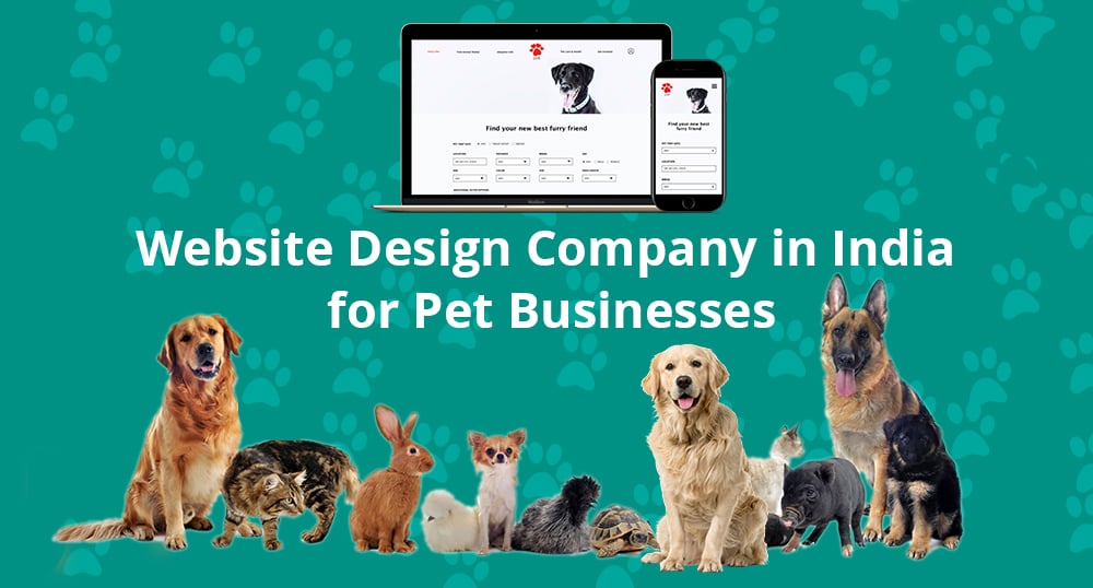 pet website design