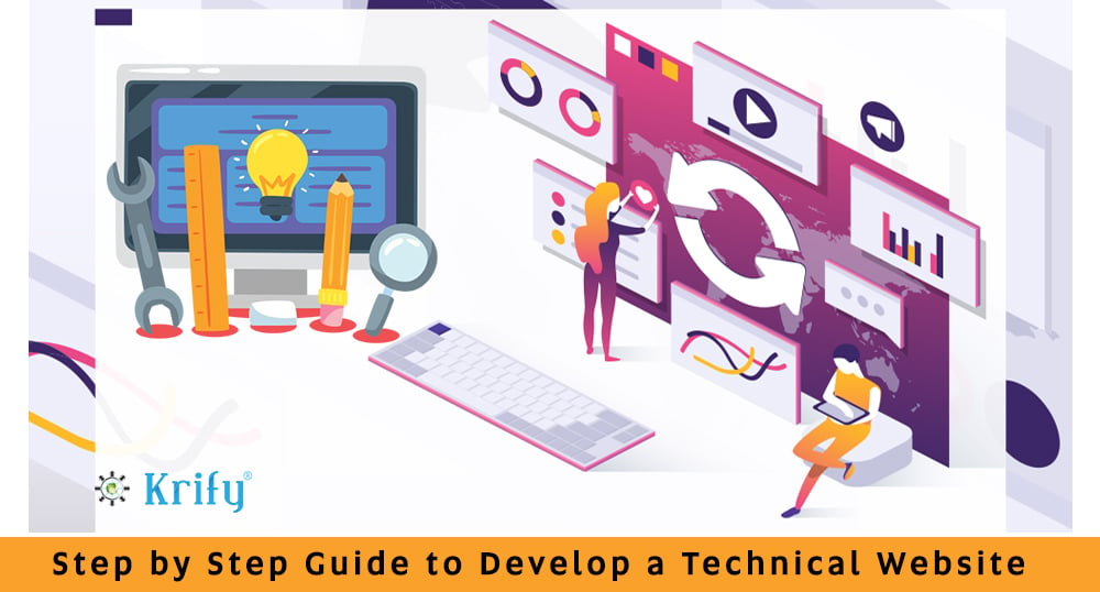 Step by step guide to develop a Technical Website