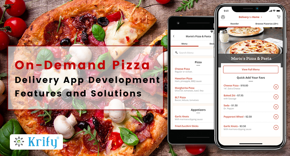 on-demand pizza delivery app development