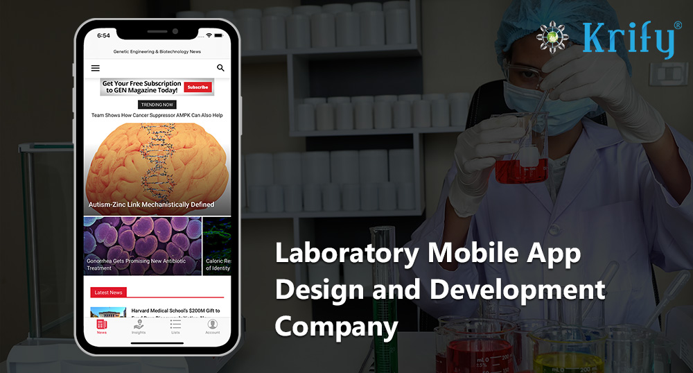 Laboratory mobile app development