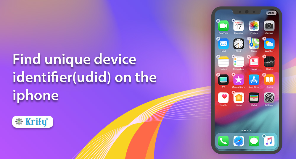 Find UDID on iPhone devices