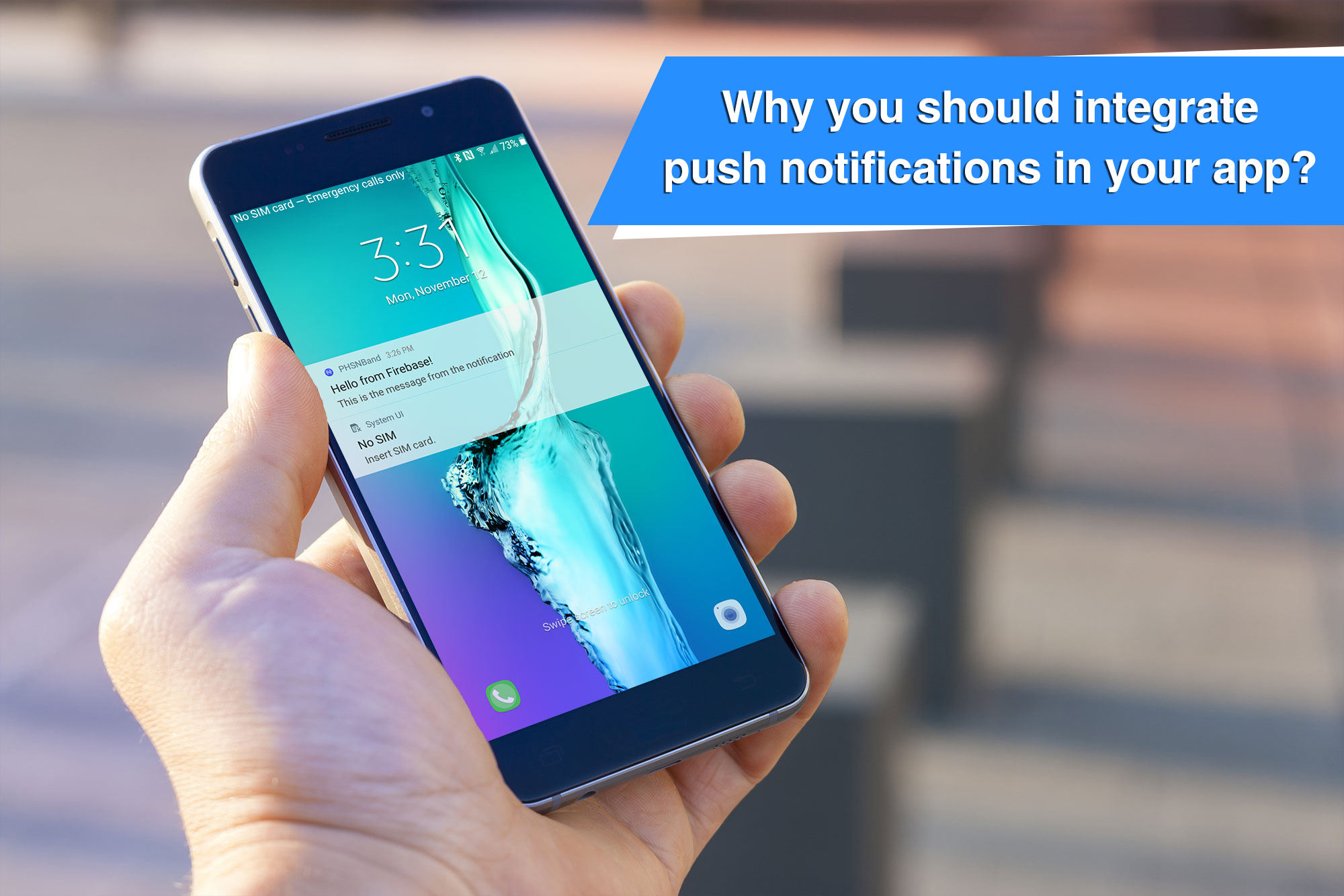 push notifications in your application