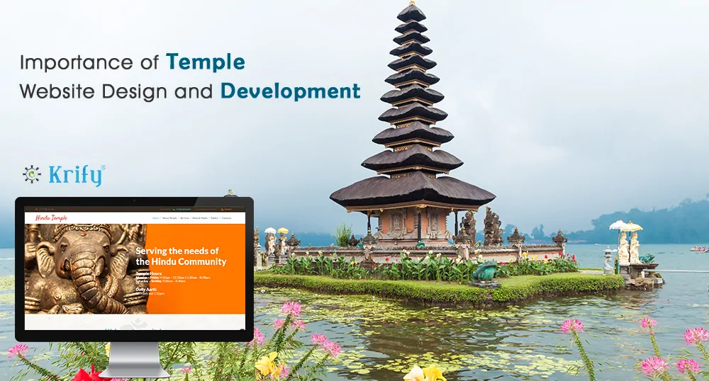 Temple website development