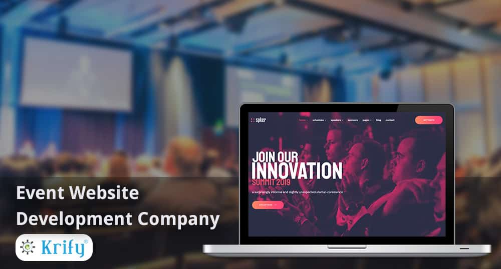 event website development