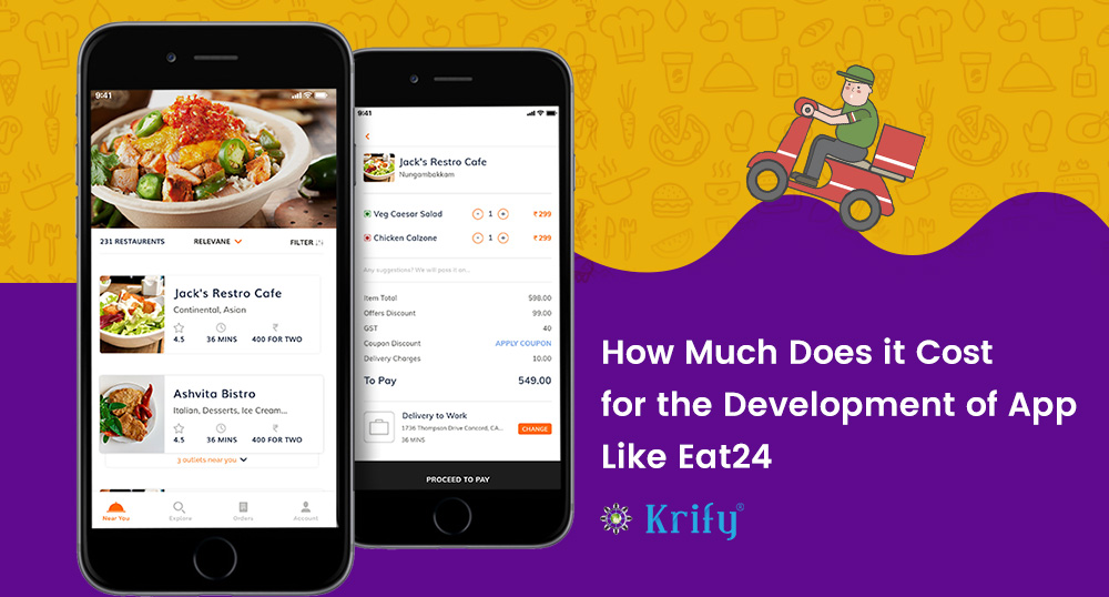 develop food ordering app like eat24