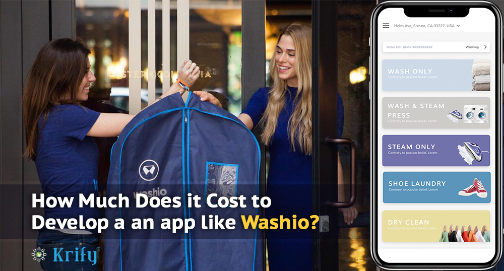 How much does it cost for the development of laundry app like Washio