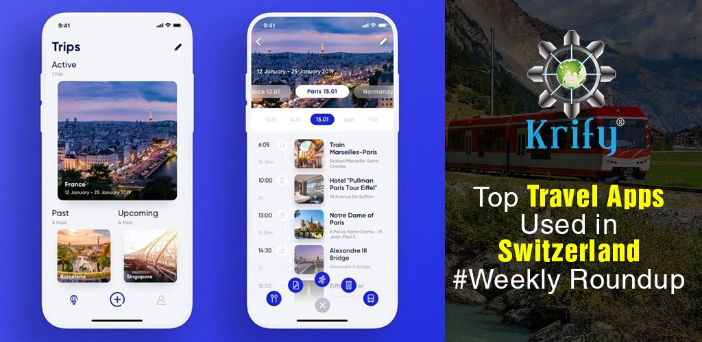 Top travel app at Switzerland #weekly roundup