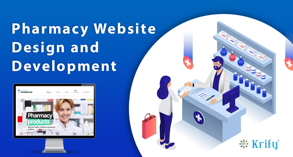 Pharmacy website design and development