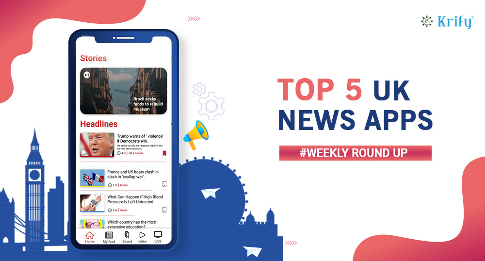 Top news apps in UK weekly round up