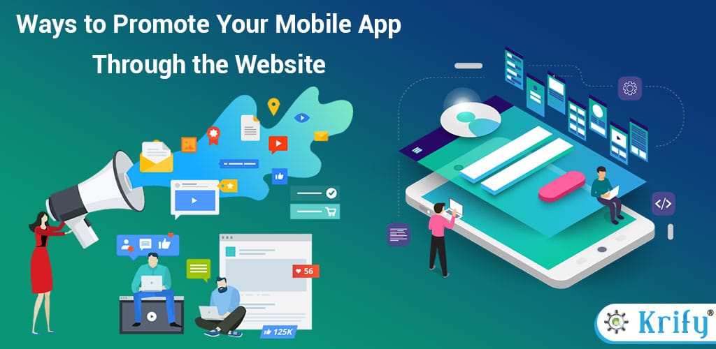 way to promote your app using website