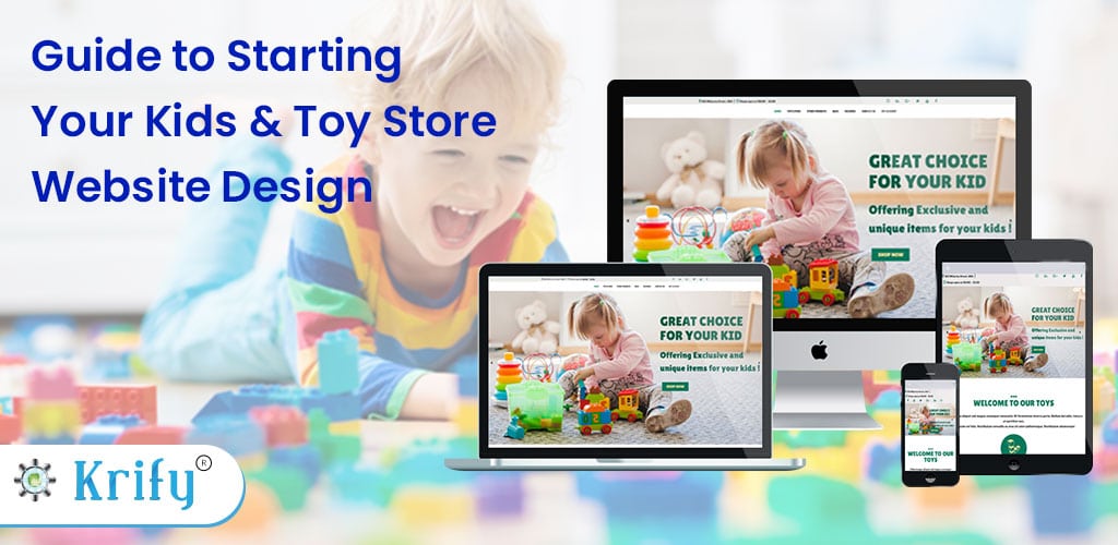 Toy store website design and development