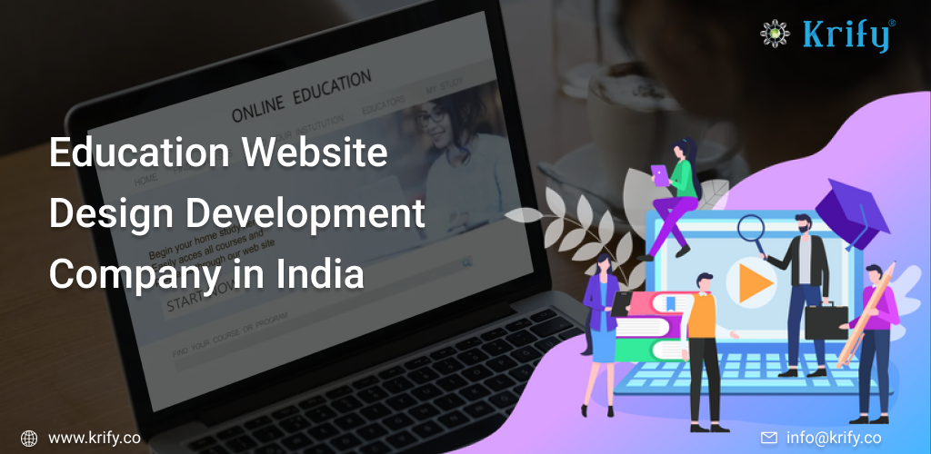 Education website design development company in India