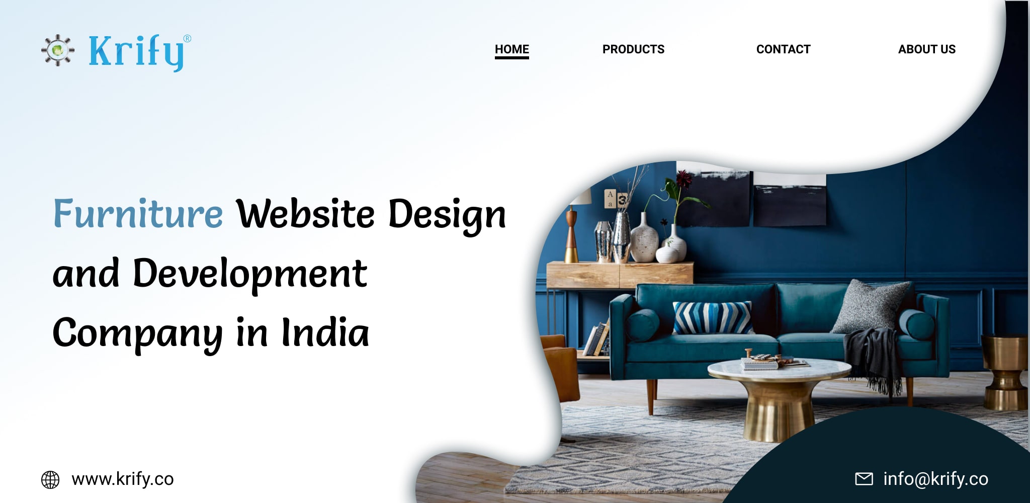 Furniture website design and development company in India-