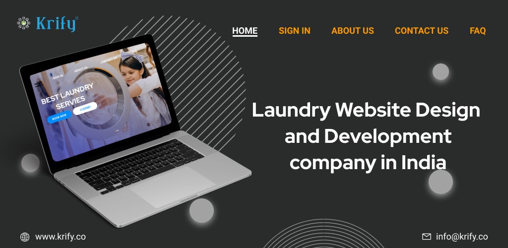 Laundry Website Design and Development company in India