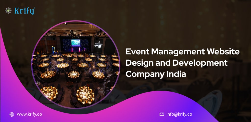 event management wbsite design