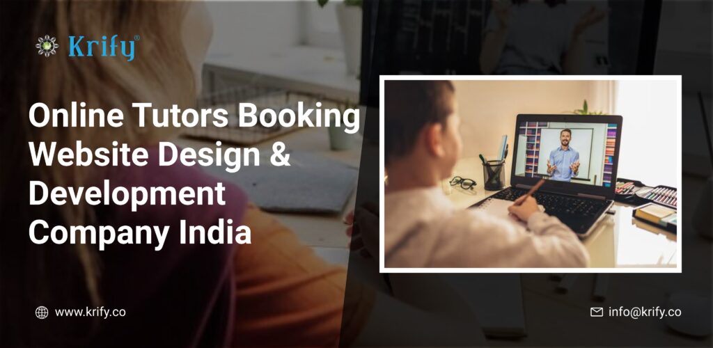 online tutors booking website design