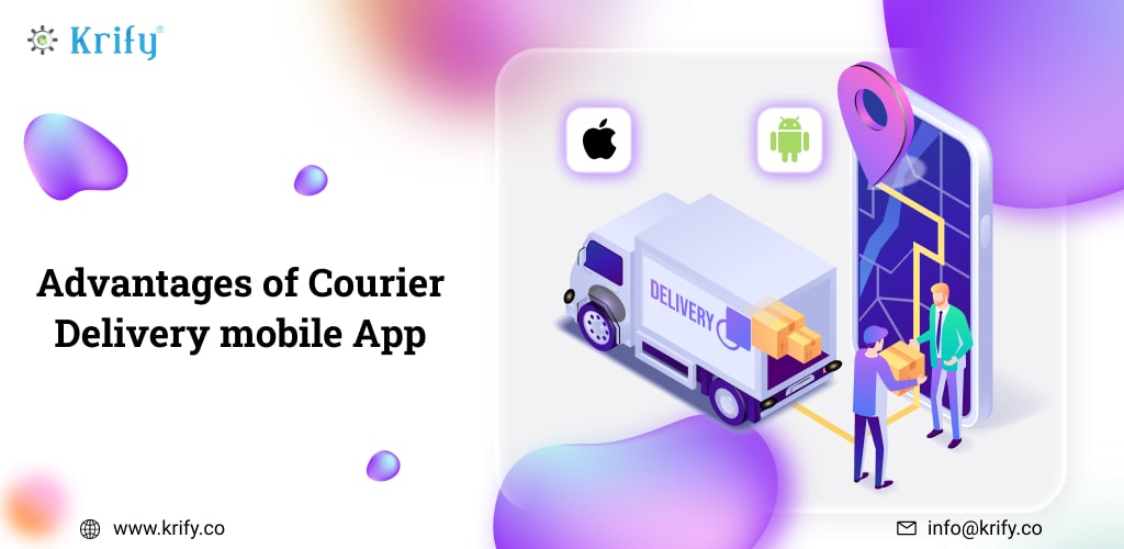 Advantages of courier delivery app
