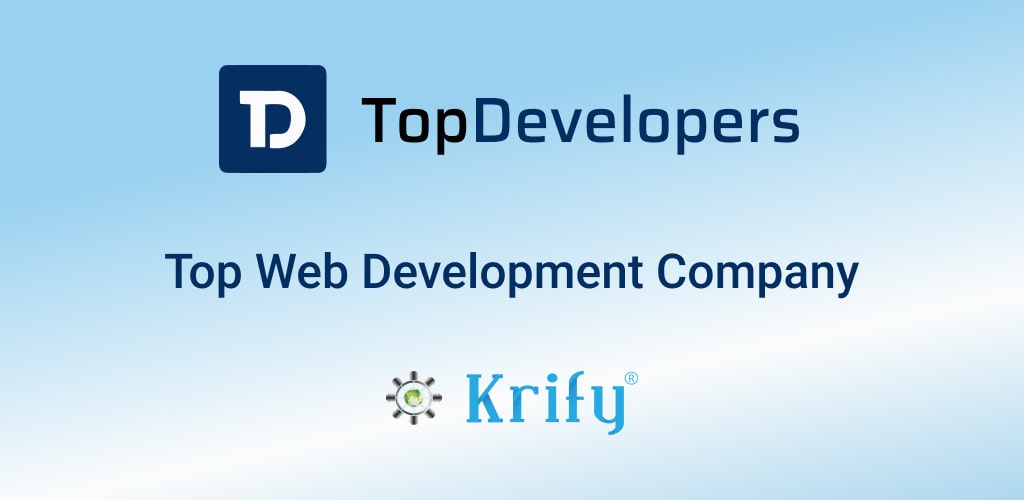 Top Web Development Company recognized by Top Developers.