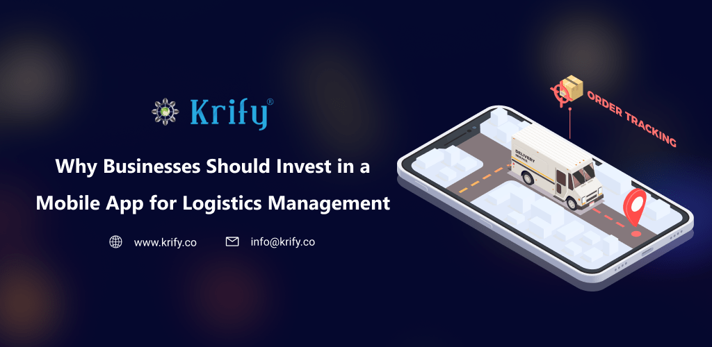 mobile app for logistic management