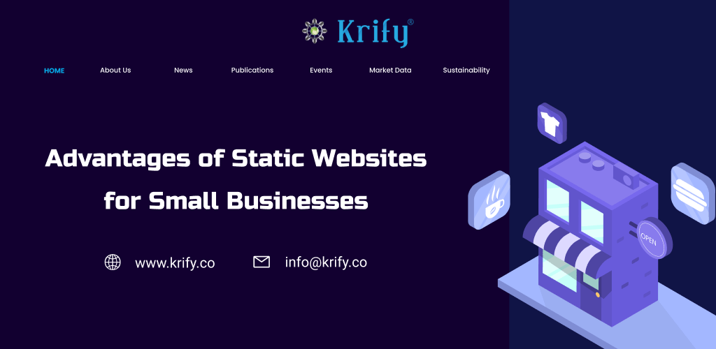 advantages of static website for small businesses