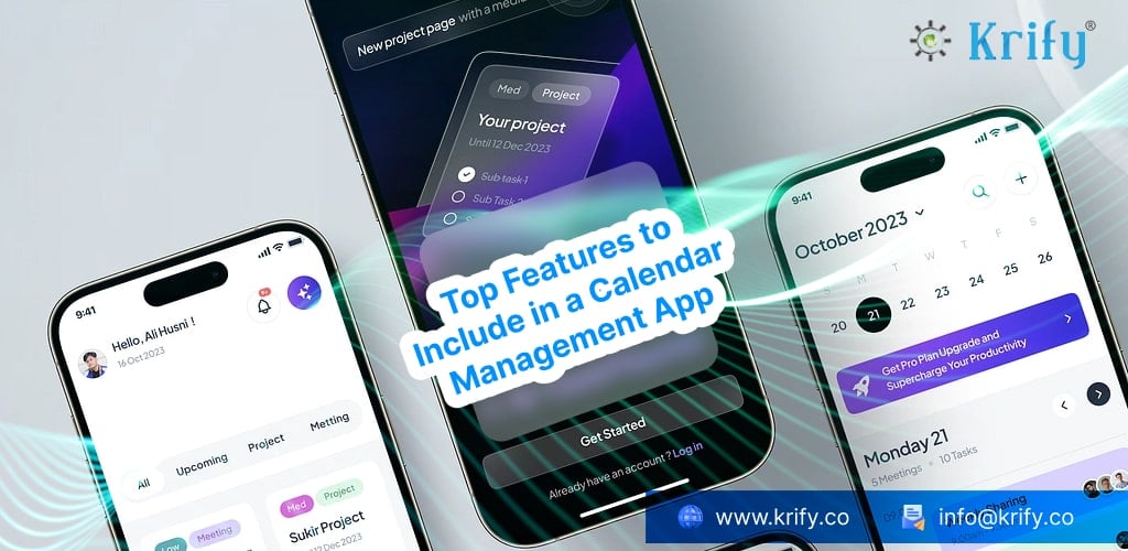 Top Features to Include in a Calendar Management App