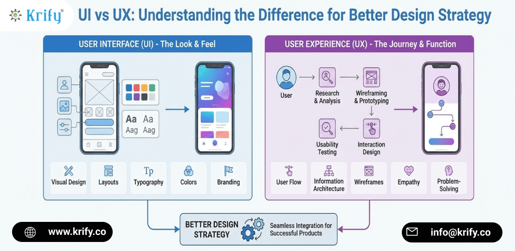 UI vs UX: Understanding the Difference for Better Design Strategy